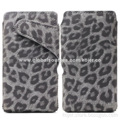 Universal PU Leather Mobile Phone Pouches, Different Sizes Available